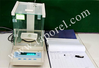 Fiber glass rod content test